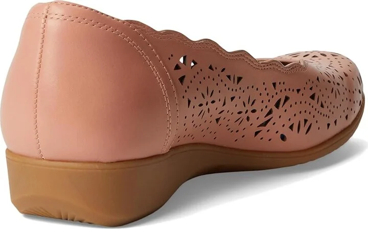 Cobb Hill Rory Women's Slip-on Dress Shoes Dusty Rose Leather : 6 B - Medium - Image 4