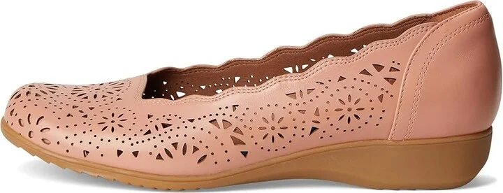 Cobb Hill Rory Women's Slip-on Dress Shoes Dusty Rose Leather : 6 B - Medium - Image 6