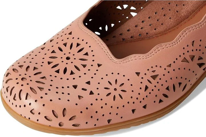 Cobb Hill Rory Women's Slip-on Dress Shoes Dusty Rose Leather : 6 B - Medium - Image 7