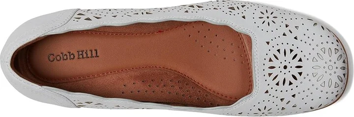 Cobb Hill Rory Women's Slip-on Dress Shoes Light Blue Leather : 5.5 B - Medium - Image 2