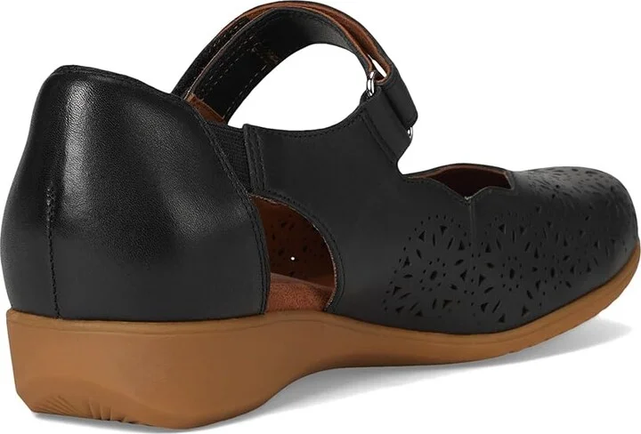 Cobb Hill Rully Women's Dress Flat Shoes Black Leather : 7 A - Narrow - Image 4