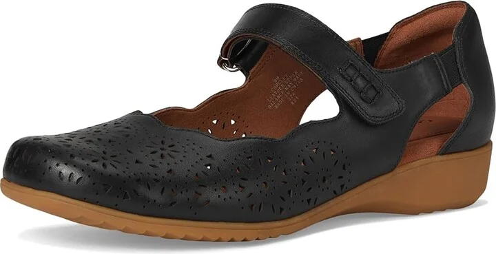 Cobb Hill Rully Women's Dress Flat Shoes Black Leather : 7 A - Narrow - Image 5