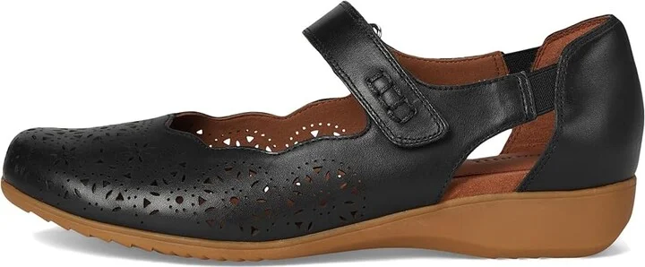 Cobb Hill Rully Women's Dress Flat Shoes Black Leather : 7 A - Narrow - Image 6