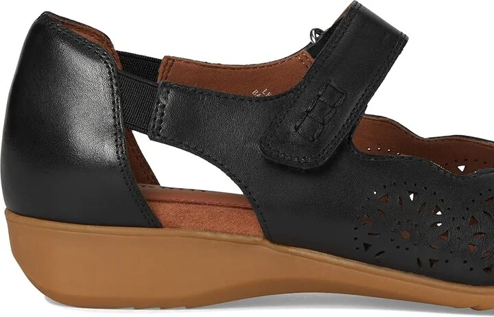 Cobb Hill Rully Women's Dress Flat Shoes Black Leather : 7 A - Narrow - Image 7