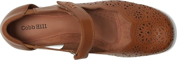 Cobb Hill Rully Women's Dress Flat Shoes Brown Leather : 7 D - Wide - Image 2