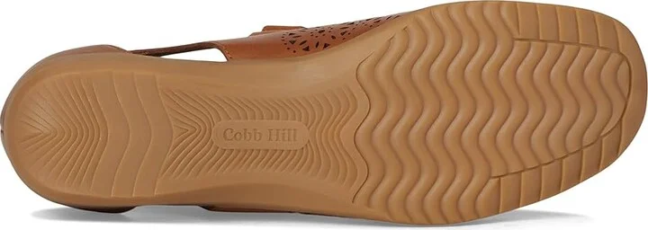 Cobb Hill Rully Women's Dress Flat Shoes Brown Leather : 7 D - Wide - Image 3