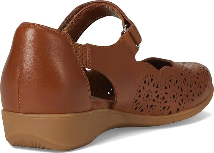 Cobb Hill Rully Women's Dress Flat Shoes Brown Leather : 7 D - Wide - Image 4
