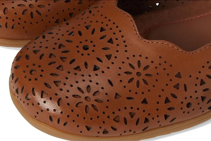 Cobb Hill Rully Women's Dress Flat Shoes Brown Leather : 7 D - Wide - Image 7