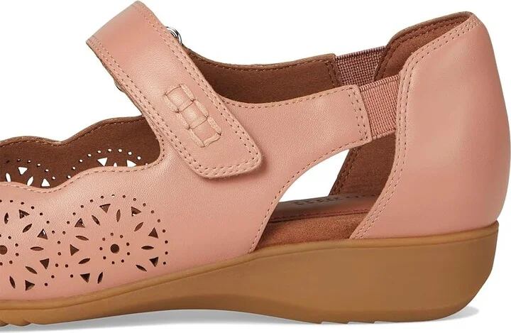 Cobb Hill Rully Women's Dress Flat Shoes Dusty Rose Leather : 9 D - Wide - Image 7