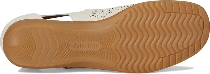 Cobb Hill Rully Women's Dress Flat Shoes Ivory Leather : 9.5 B - Medium - Image 3