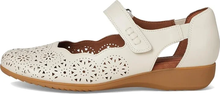 Cobb Hill Rully Women's Dress Flat Shoes Ivory Leather : 9.5 B - Medium - Image 6