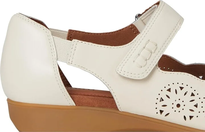 Cobb Hill Rully Women's Dress Flat Shoes Ivory Leather : 9.5 B - Medium - Image 7