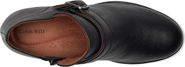 Cobb Hill Serri Women's Boots Black Leather : 8 D - Wide - Image 2