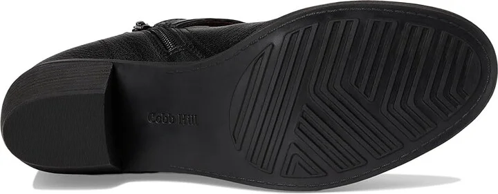 Cobb Hill Serri Women's Boots Black Leather : 8 D - Wide - Image 3