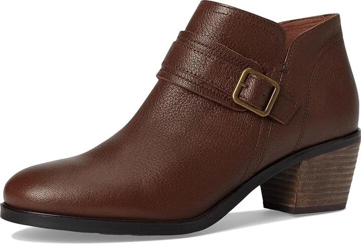 Cobb Hill Serri Women's Boots Medium Brown Leather : 7 B - Medium - Image 5