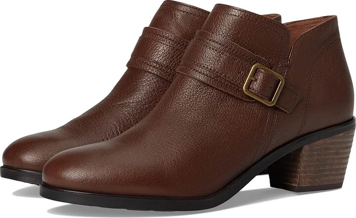 Cobb Hill Serri Women's Boots Medium Brown Leather : 7 B - Medium