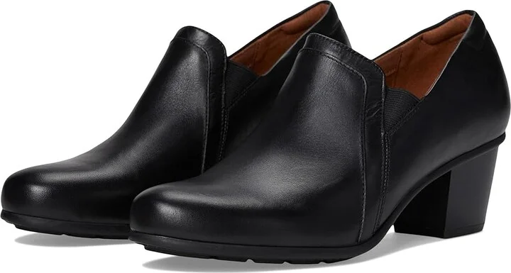 Cobb Hill Winny High Women's Heels Black Leather : 9.5 B - Medium
