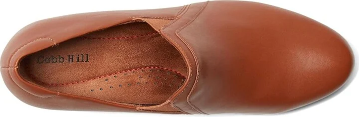 Cobb Hill Winny High Women's Heels Cognac Leather : 11 D - Wide - Image 2
