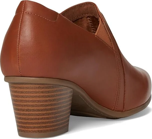 Cobb Hill Winny High Women's Heels Cognac Leather : 11 D - Wide - Image 4