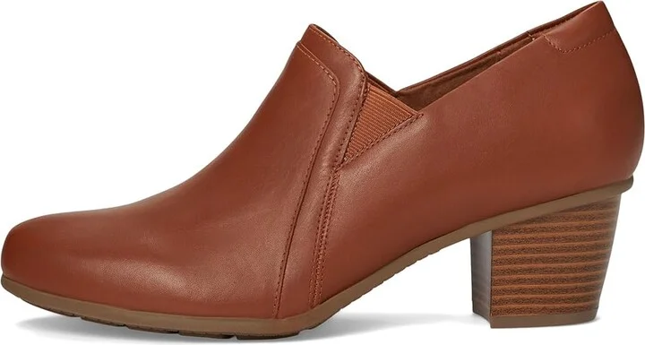 Cobb Hill Winny High Women's Heels Cognac Leather : 11 D - Wide - Image 6