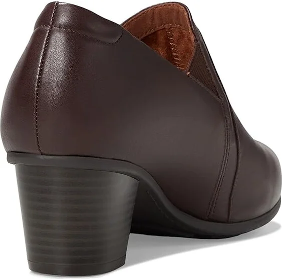 Cobb Hill Winny High Women's Heels Dark Brown Leather : 5.5 B - Medium - Image 4