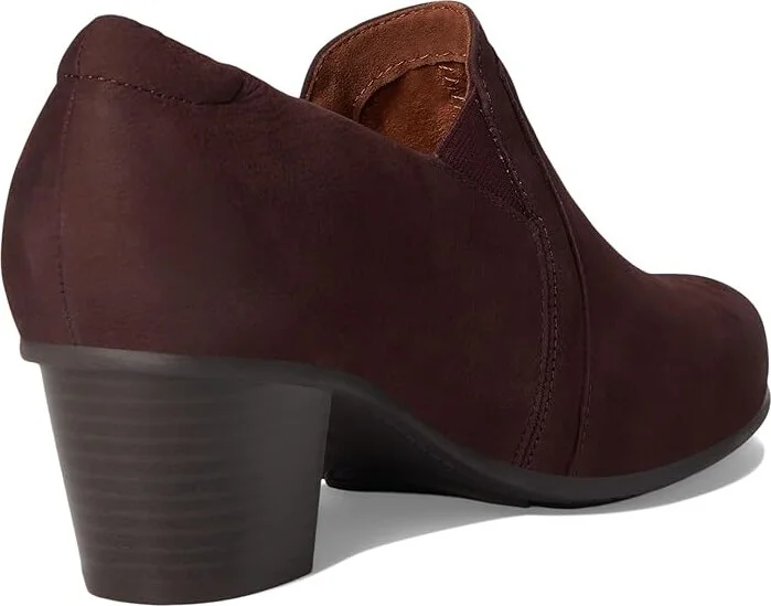 Cobb Hill Winny High Women's Heels Dark Red Leather : 6.5 D - Wide - Image 4