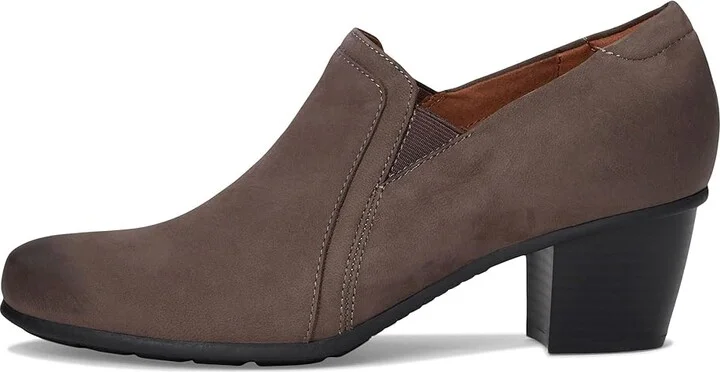 Cobb Hill Winny High Women's Heels Grey Leather : 11 B - Medium - Image 6