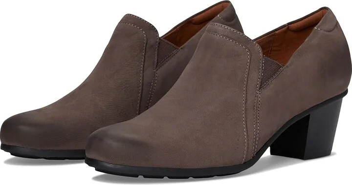 Cobb Hill Winny High Women's Heels Grey Leather : 11 B - Medium