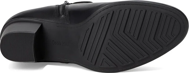 Cobb Hill Wynter Women's Boots Black Leather : 9 B - Medium, Leather/Textile - Image 3