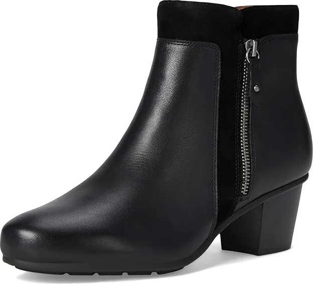 Cobb Hill Wynter Women's Boots Black Leather : 9 B - Medium, Leather/Textile - Image 5