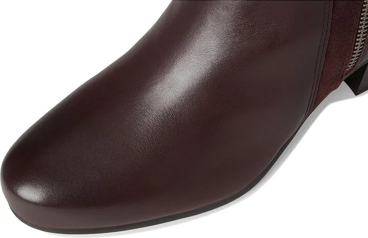 Cobb Hill Wynter Women's Boots Dark Red Leather : 9.5 B - Medium, Leather/Textile - Image 2