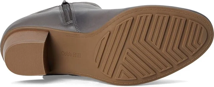 Cobb Hill Wynter Women's Boots Grey Leather : 8.5 D - Wide, Leather/Textile - Image 3