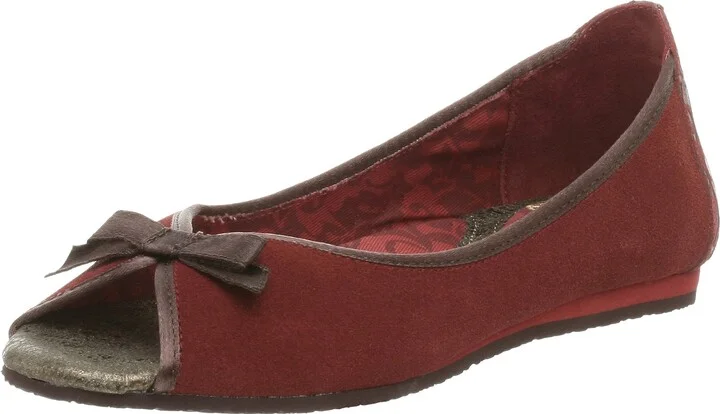 cobian Women's Audrey Peep Toe Flat