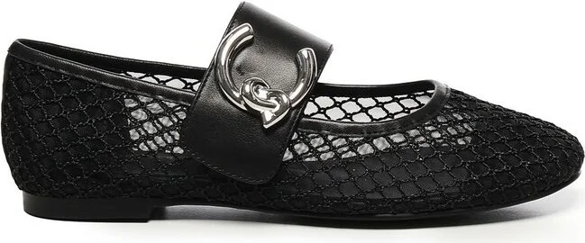 Coccinelle C-Me Mesh Ballet Flat Shoes