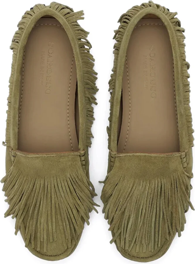 Cochise fringe-detail suede loafers - Image 3
