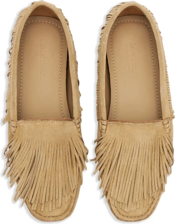 Cochise fringe-detail suede loafers - Image 3