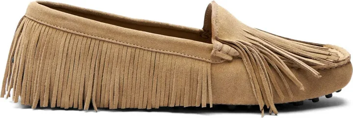 Cochise fringe-detail suede loafers