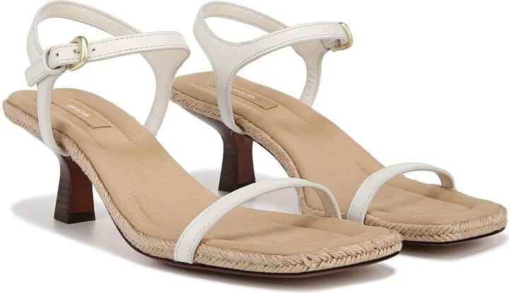 Coco Ankle Strap Espadrille Kitten Heel Sandal - Image 9
