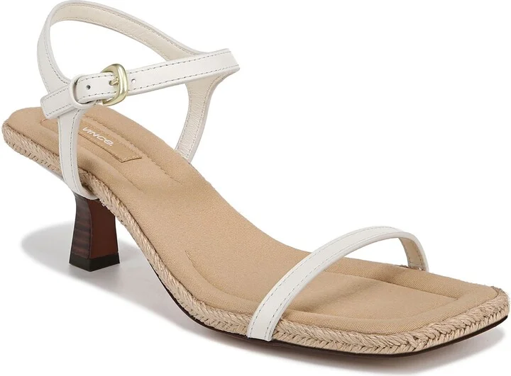 Coco Ankle Strap Espadrille Kitten Heel Sandal
