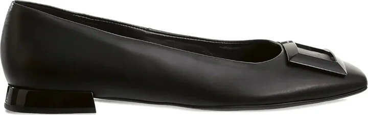 Coco buckle-embellished flat pumps