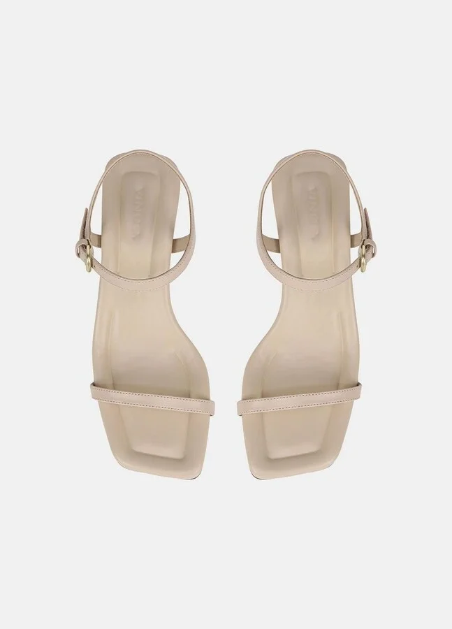 Coco Leather Heeled Sandal - Image 4