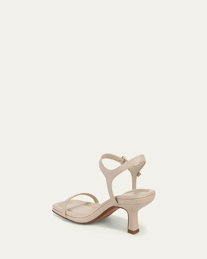 Coco Leather Kitten-Heel Sandals - Image 3