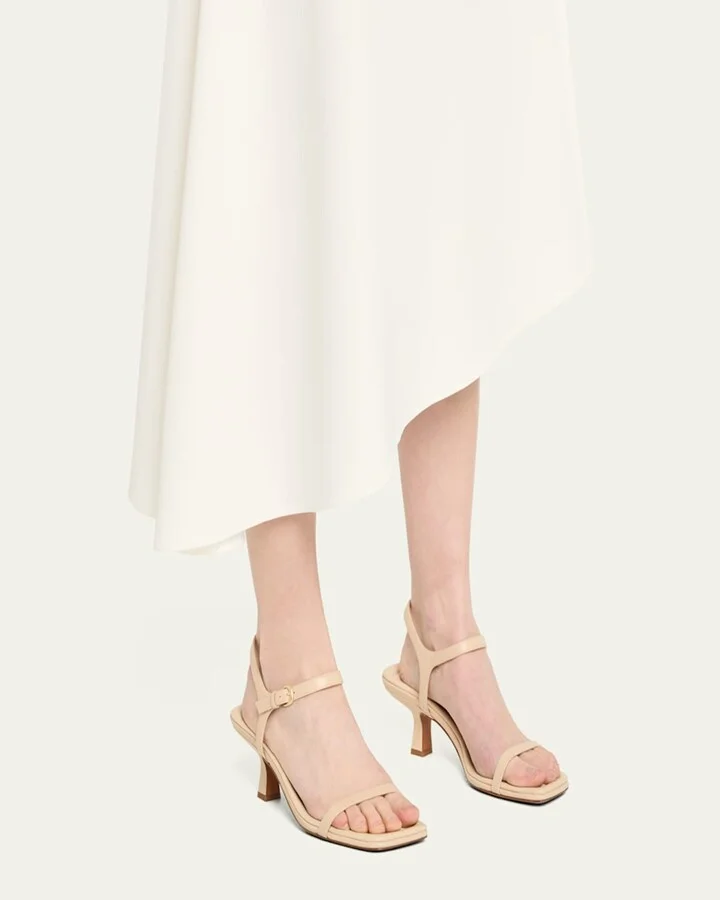 Coco Leather Kitten-Heel Sandals - Image 6