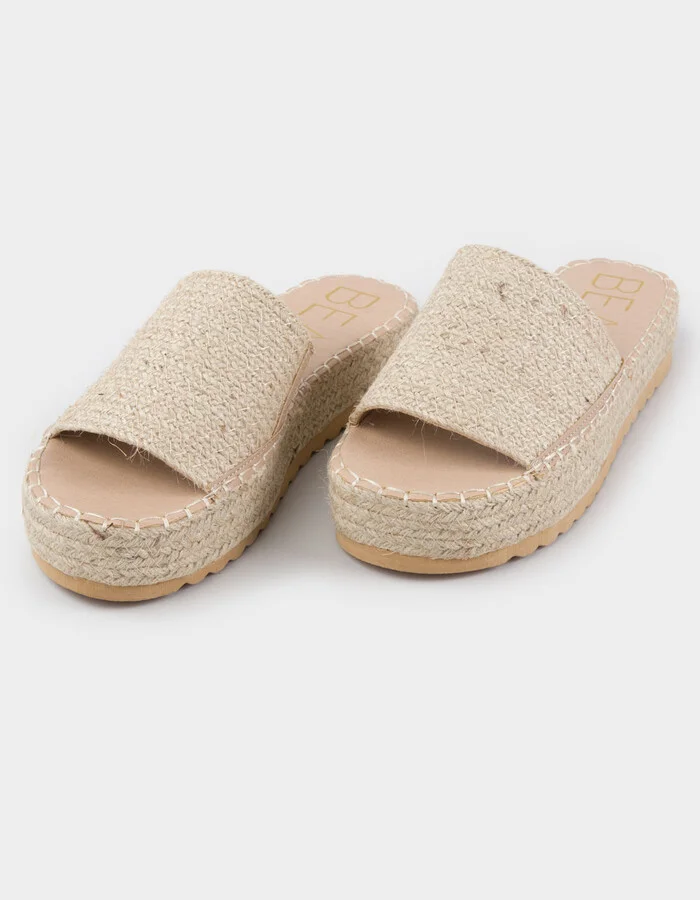 COCONUTS by Matisse Del Mar Womens Platform Slide Sandals