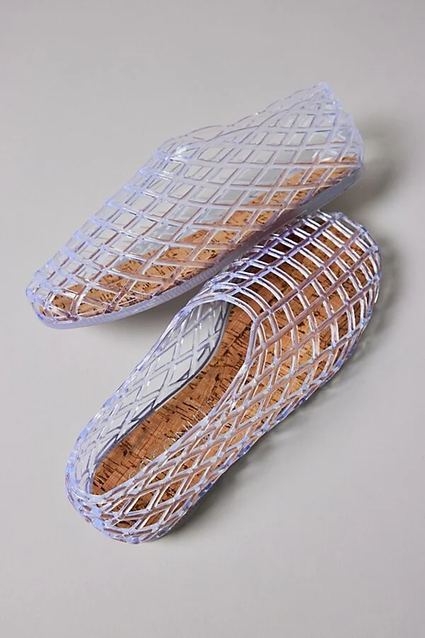 Coconuts By Matisse Footwear Marlow Jelly Flat in Clear - Image 2
