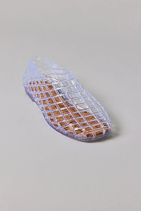 Coconuts By Matisse Footwear Marlow Jelly Flat in Clear - Image 4