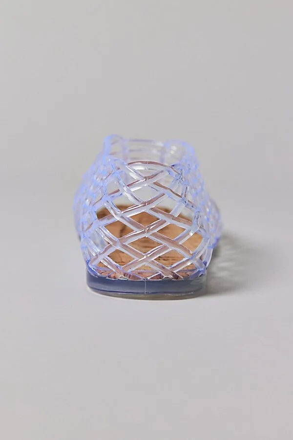 Coconuts By Matisse Footwear Marlow Jelly Flat in Clear - Image 5