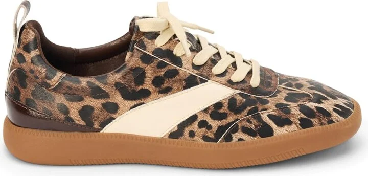 Coconuts by Matisse Womens Wylder Leopard Lace Up Sneakers Shoes Casual - Brown - Size 6.5 M