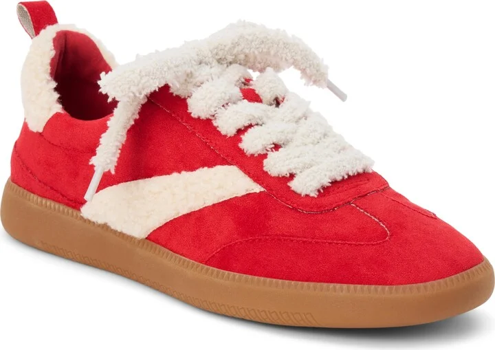 Coconuts by Matisse Women's Wylder Red Lace Up Sneaker Casual Shoes