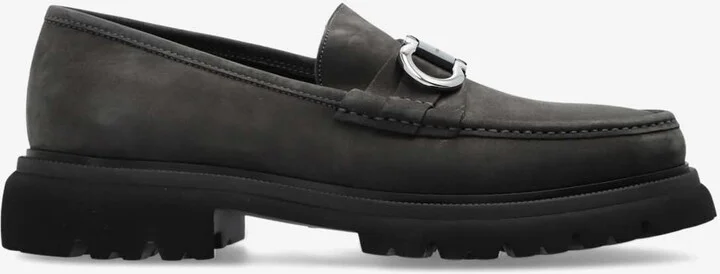 Cocoon Gancini Plaque Leather Loafers